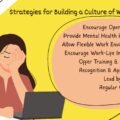 Strategies for Supporting Mental Health at Work